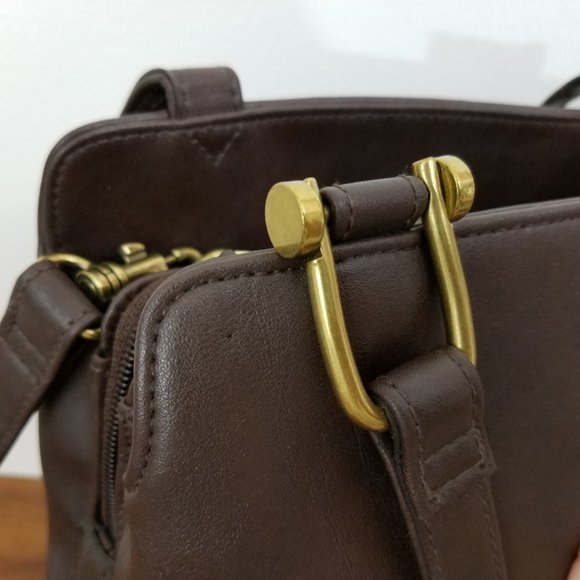 LIZ CLAIBORNE Deep Brown Purse / Shoulder Bag - Picture 4 of 7